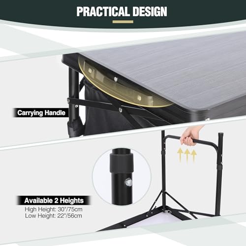 Lightweight Portable Camping Kitchen Table with Sink V8145