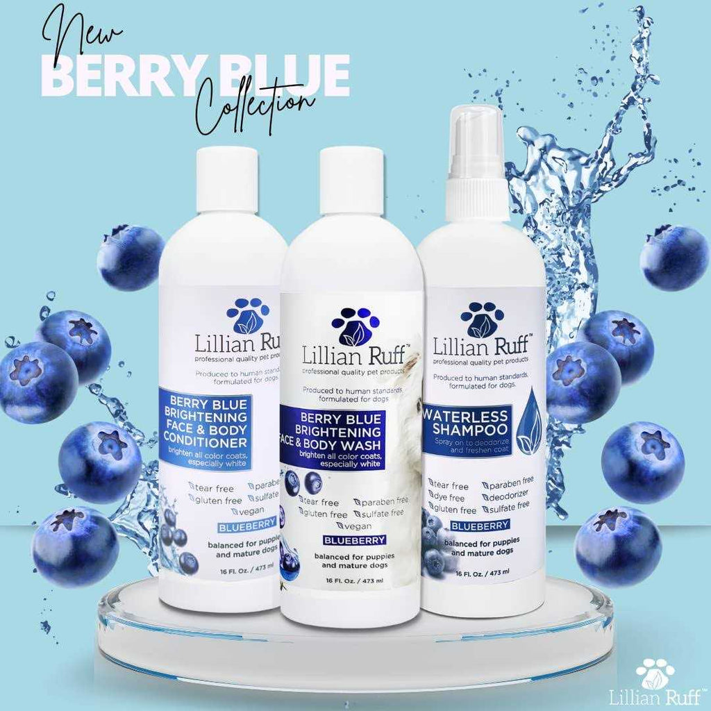 Berry Blue Brightening Face and Body Wash for Dogs and Cats F8795