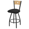 Swivel Counter Stool with Pewter Finish Z260