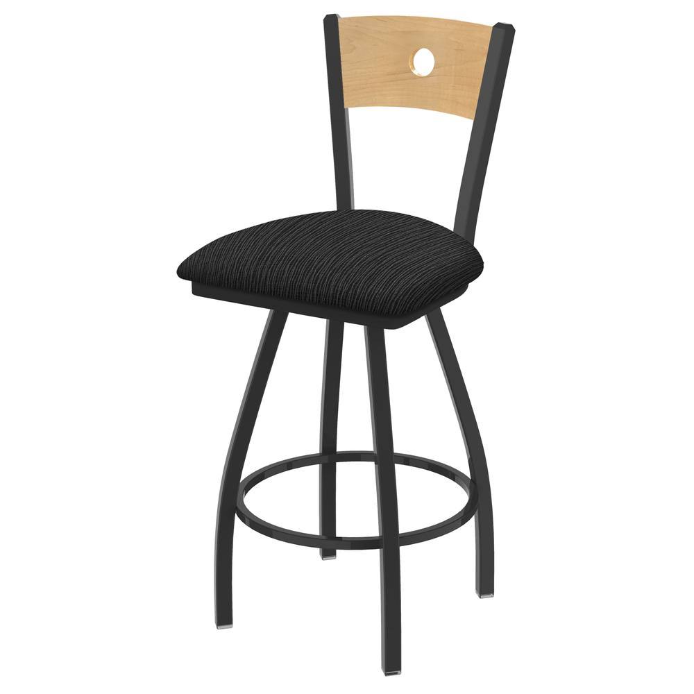 Swivel Counter Stool with Pewter Finish Z260