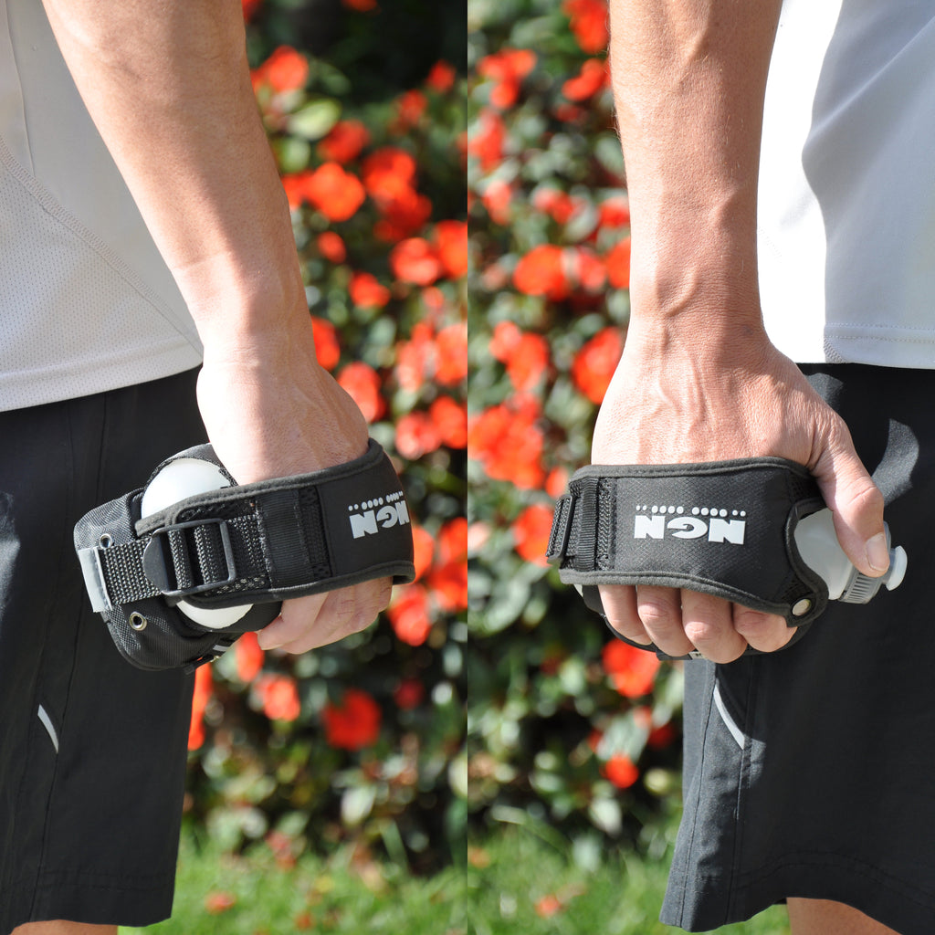 Black 10 oz Handheld Water Bottle with Zippered Pocket (2-Pack) S736931