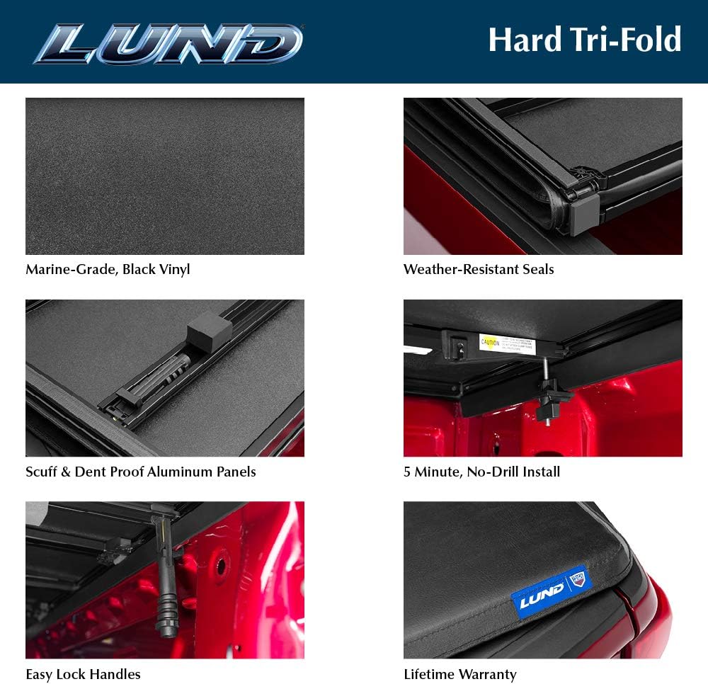 Hard Tri-Fold Truck Bed Tonneau Cover G604