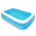 Inflatable Swimming Pool, 120 X 72 X 23 inches Y173823