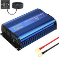 1100 Watt 12V to 120V Modified Sine Wave Power Inverter with LCD Display Remote Control 2 AC Outlets Dual 2.4A USB Ports M86368