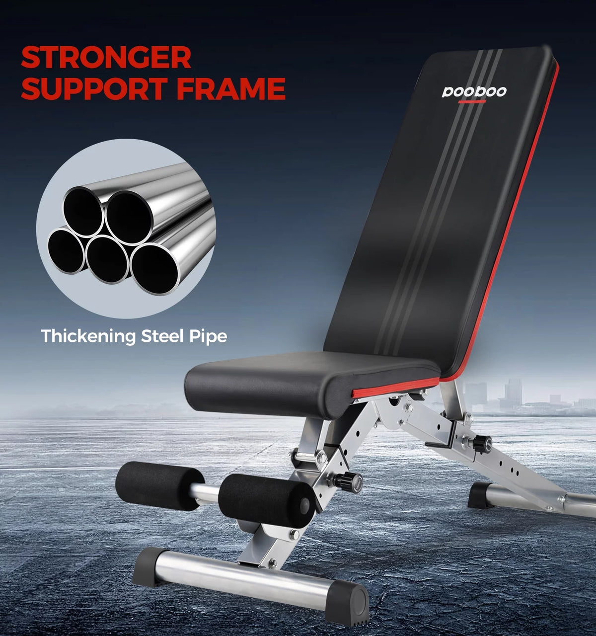 Weight Bench Folding Incline 660 lbs Capacity L14584