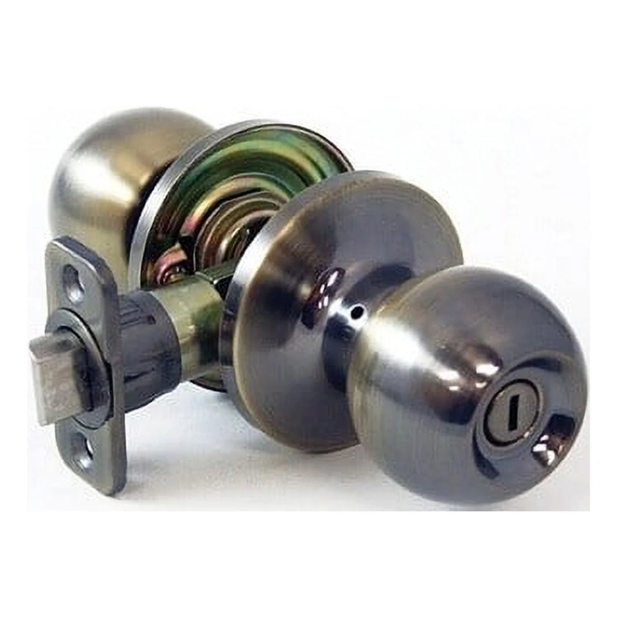 Polished Brass Privacy Locking Door Knob W122641