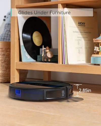 Robot Vacuum with Self Emptying, 2.85-Inch Slim Design K804477