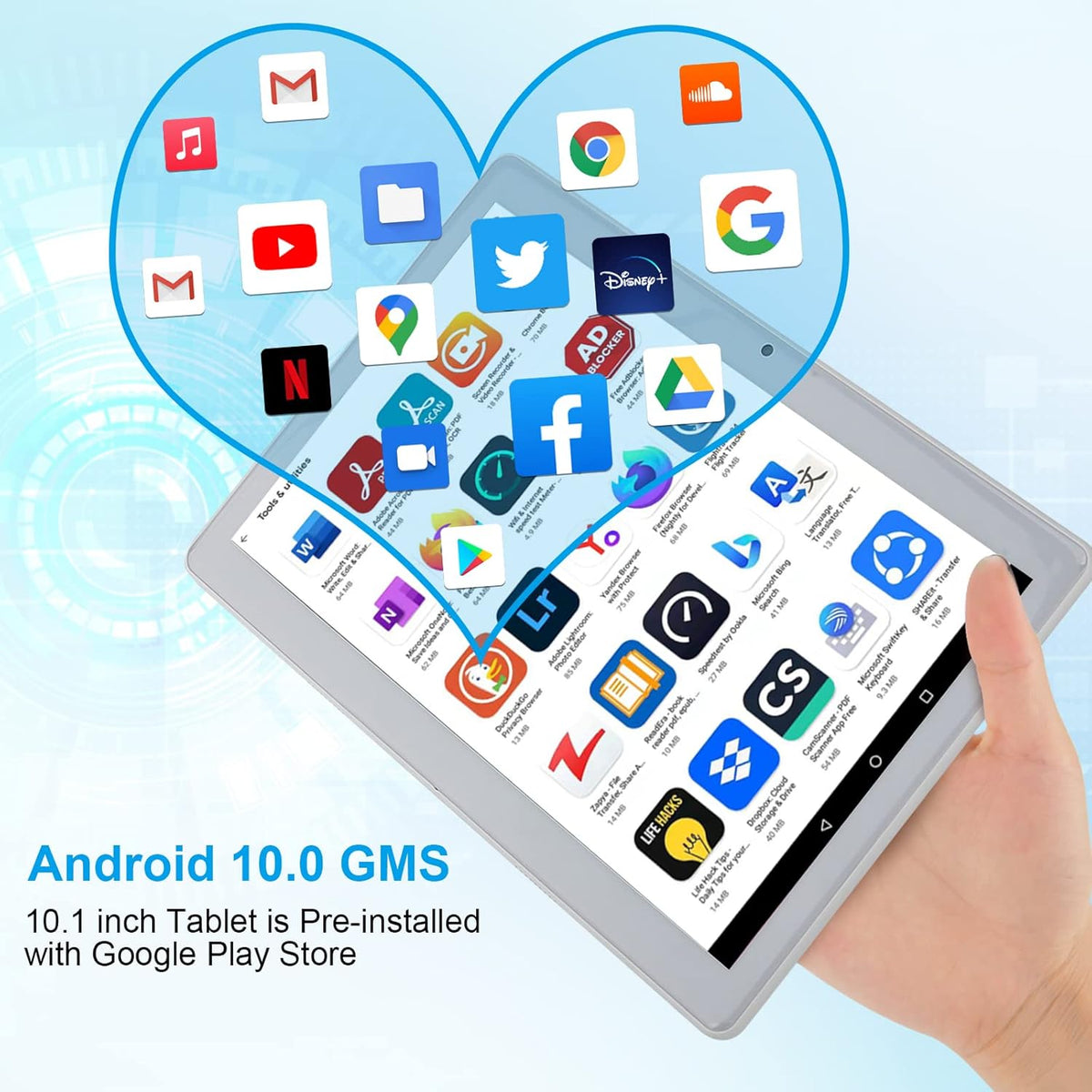 Android 10 Tablet 10.1 inch Octa-core 32GB HD Touchscreen B171