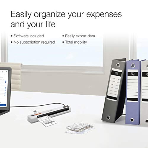 Mobile Receipt and Color Document Scanner W570