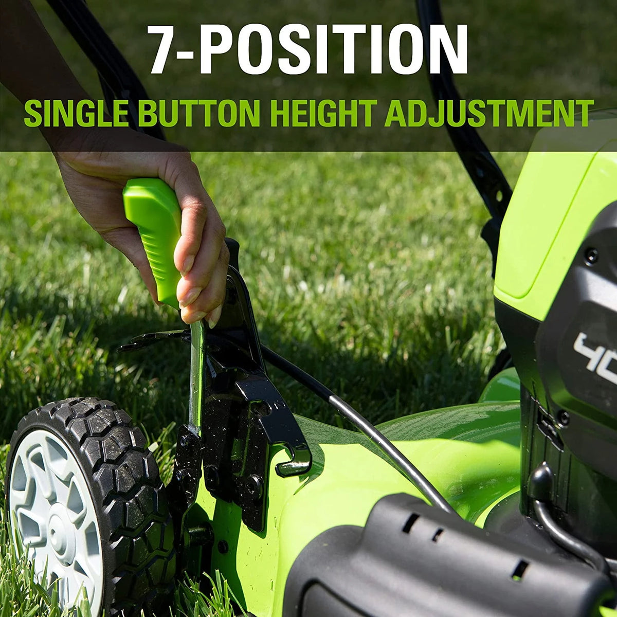 40V 19 Cordless Battery Walk-Behind Mower with 4.0Ah Battery & Charger Q3237