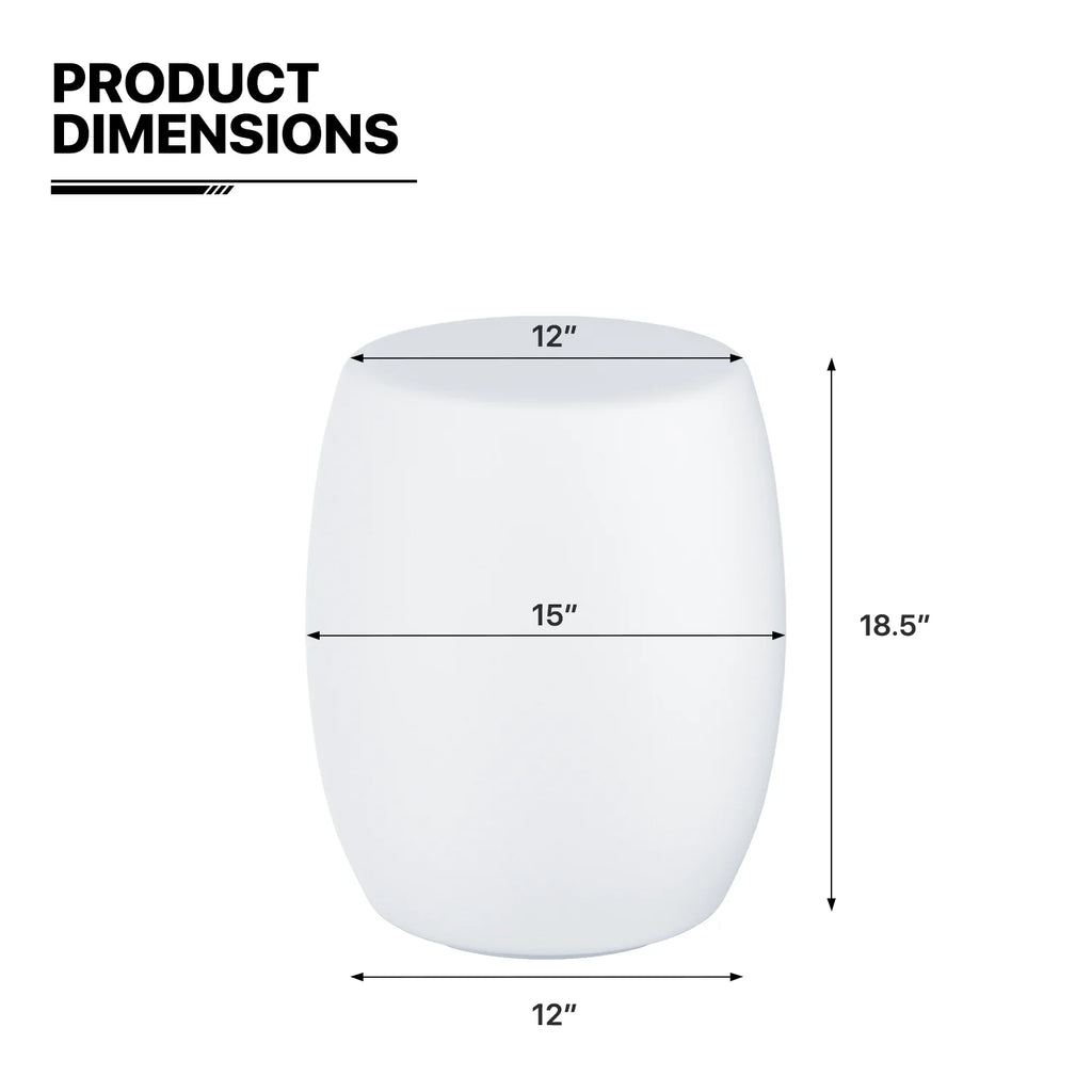 Barrel Shaped LED Bar Stool with Remote Control B2102