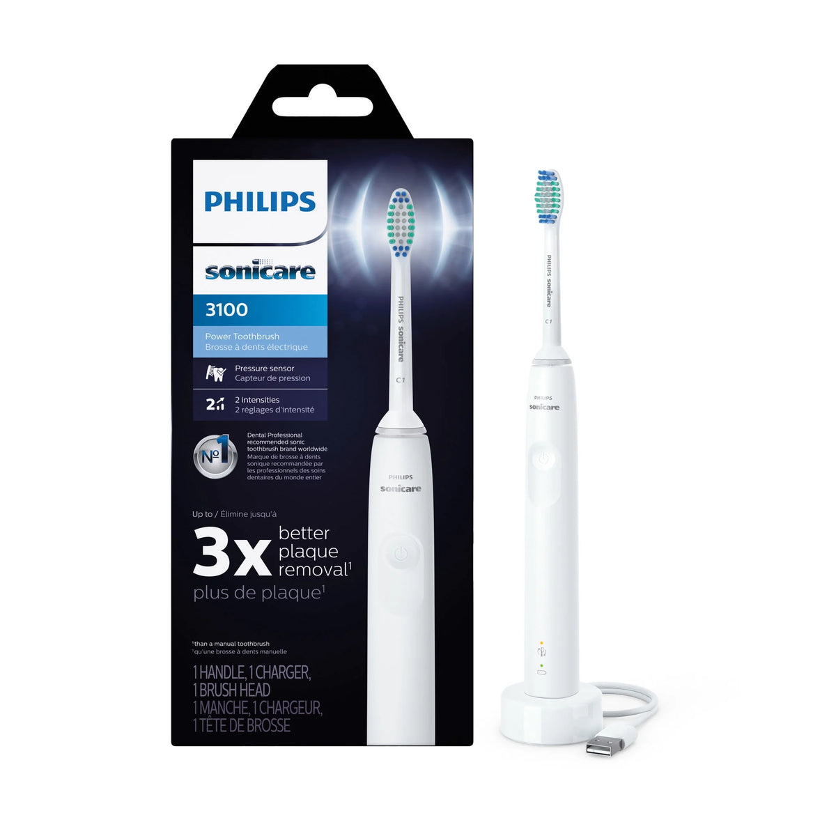 Rechargeable Electric Toothbrush with Pressure Sensor K87941