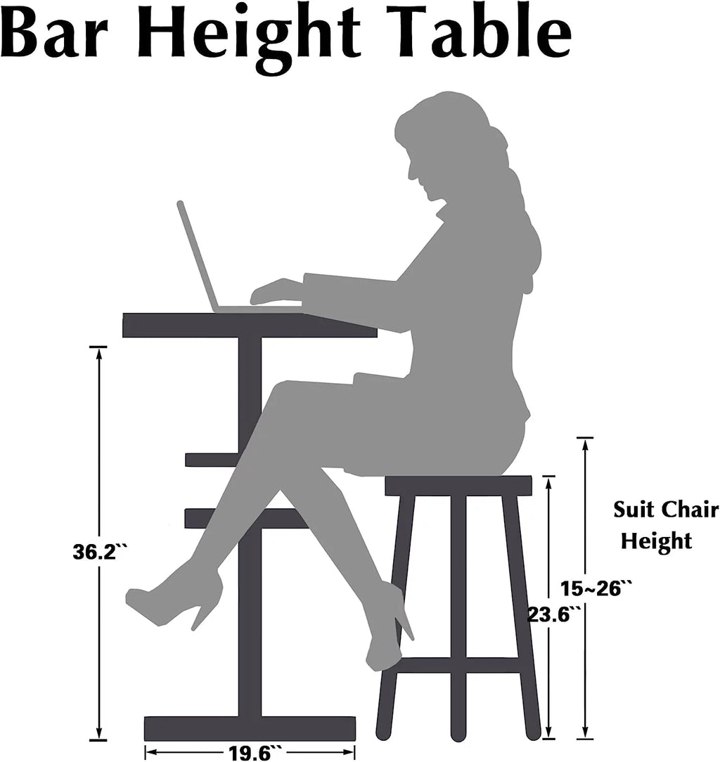 Round Bar Table with Wine Rack R670