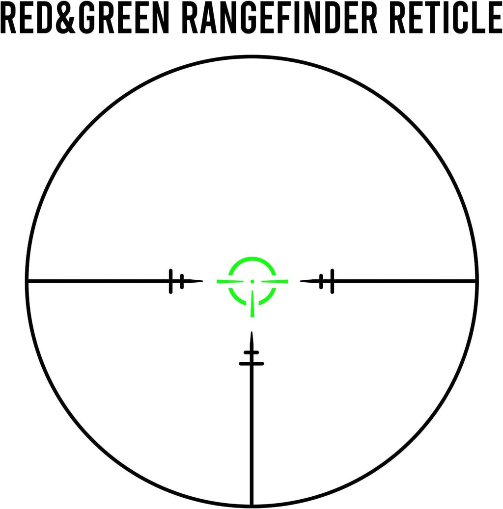 1-6X24 Riflescope Waterproof Red Green Illuminated Crosshair Scope Q879352