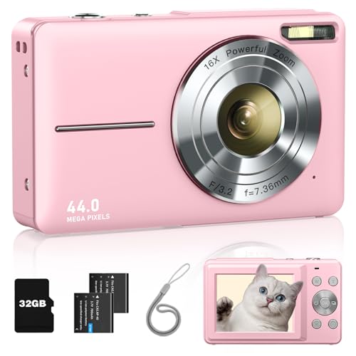 FHD 1080P Point and Shoot Digital Camera with 32GB Card H970531
