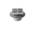 4x22 Square Shower Drain, IPS Cast Iron, PVD Brushed Bronze X314