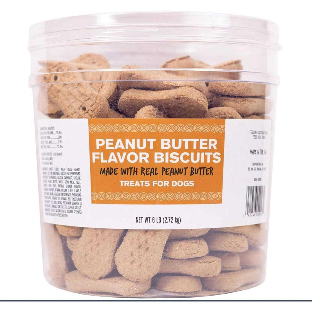 Peanut Butter Flavor Dog Biscuits 6 lb D8503