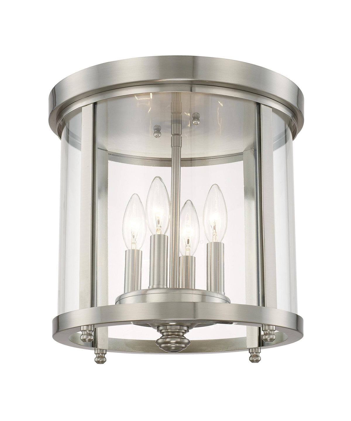 Brushed Nickel Flush Mount Light O75167