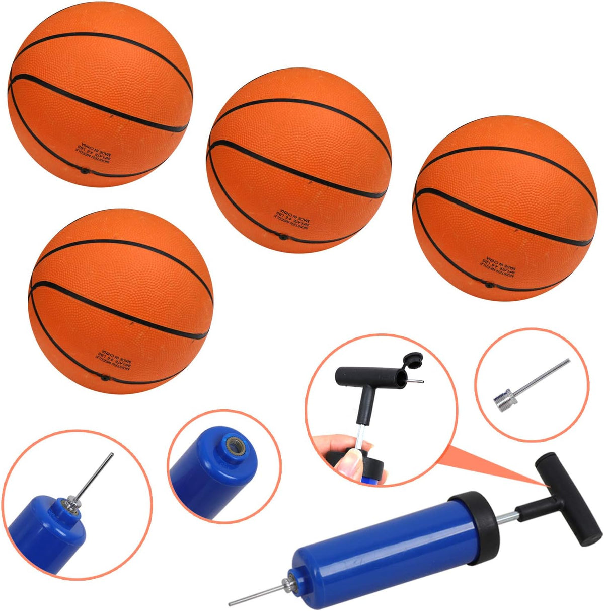 Foldable Indoor Basketball Arcade Game with LED Scoreboard O530913