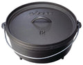 12 Inch 6 Quart Seasoned Cast Iron Camp Dutch Oven V888340