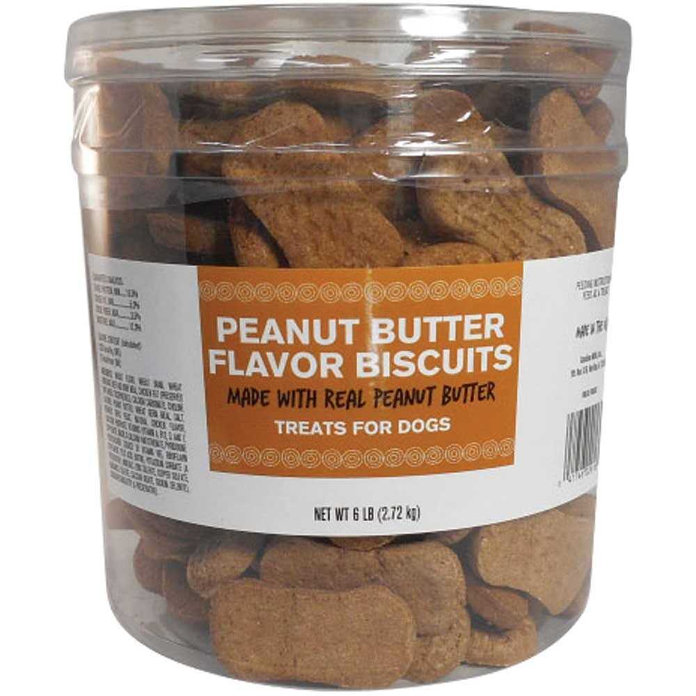 Peanut Butter Flavor Dog Biscuits 6 lb D8503
