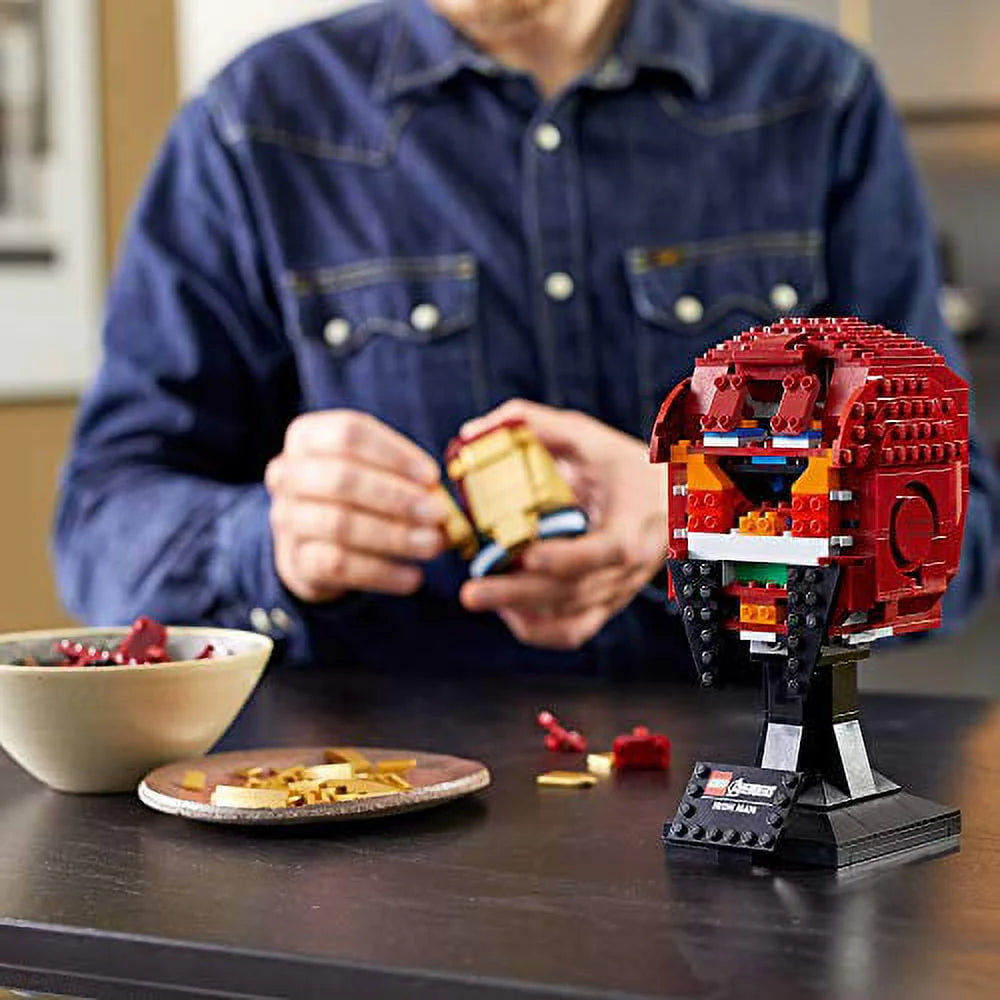 480 Pieces Iron Man Helmet Building Set Q665