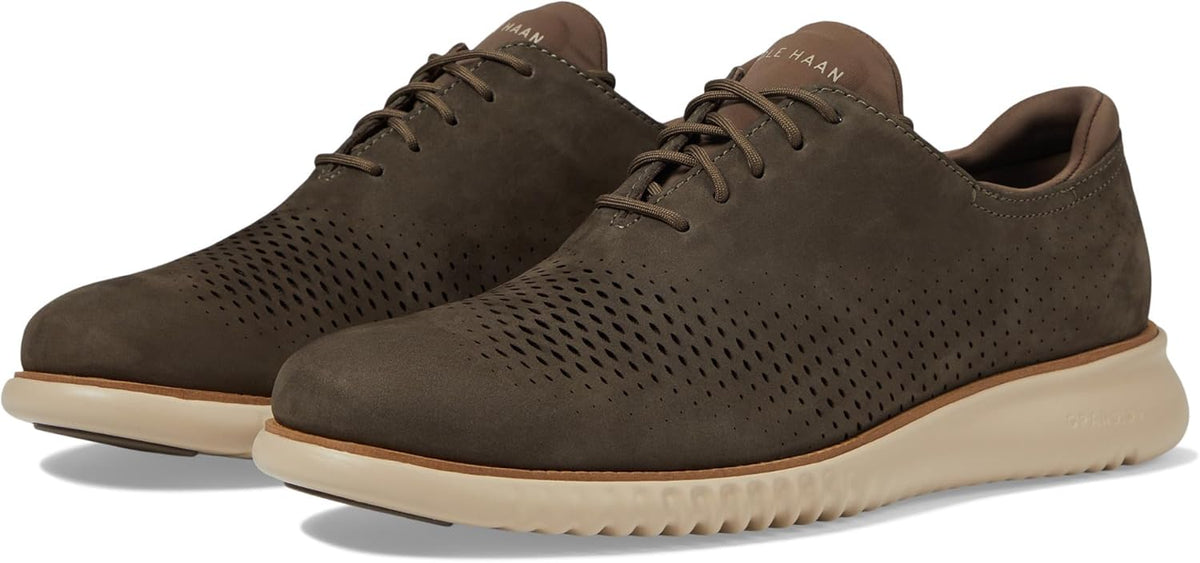 Deep Olive Nubuck/Oat Oxford Shoes M766