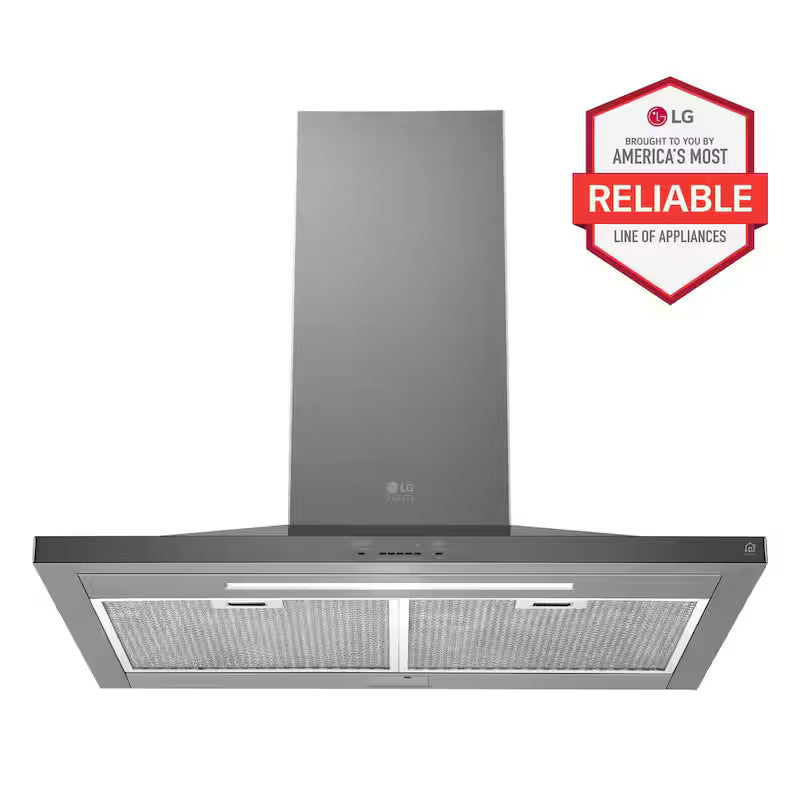 30 in. Stainless Steel Smart Wall Mount Range Hood with Light S455171