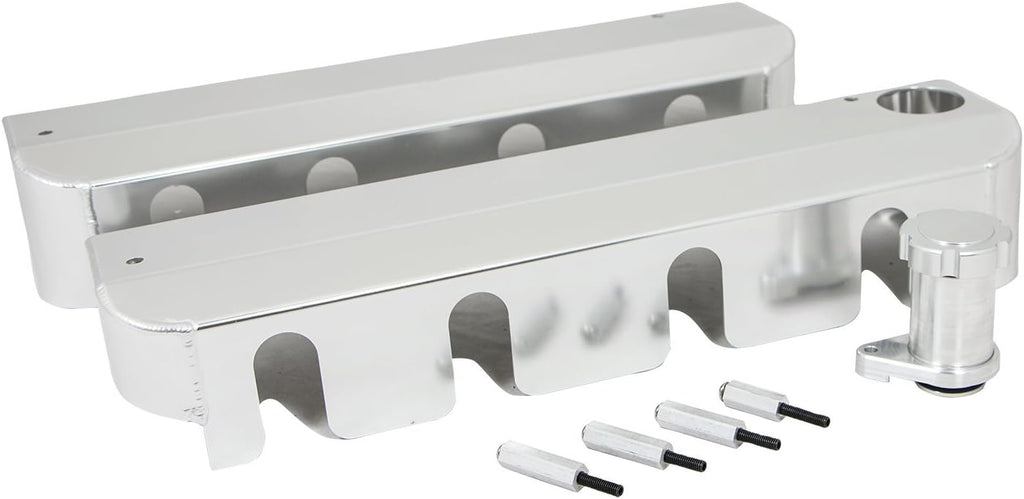 Polished LS1 Fabricated Coil Cover with Oil Filler Q721574