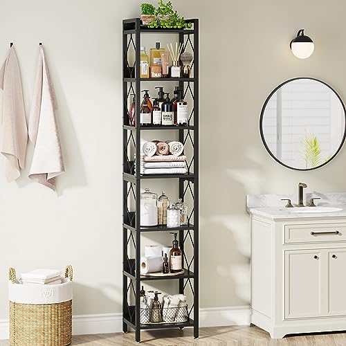 78.7 Inch Extra Tall Narrow 7 Tier Bookshelf B716145