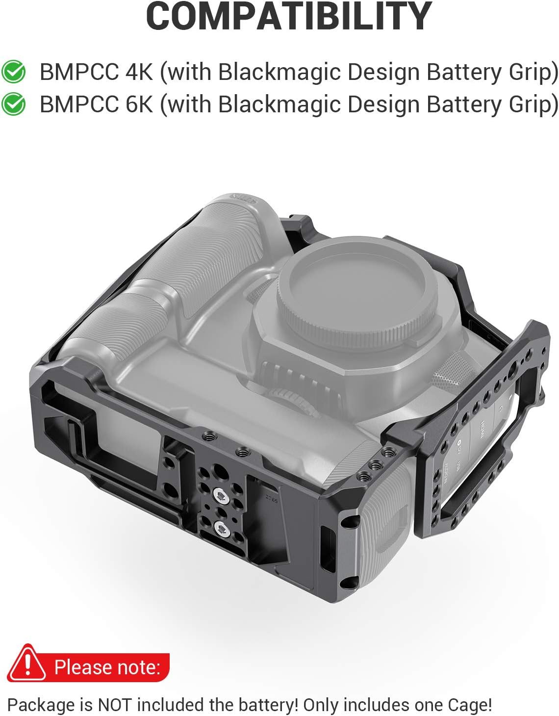 Camera Cage with Battery Grip Y5746