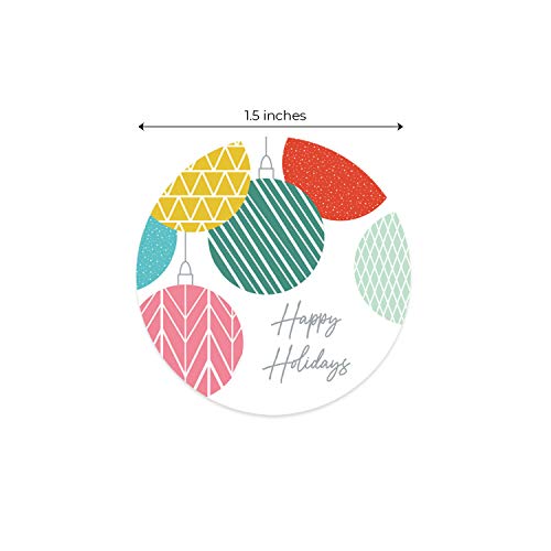 500 Multicolor Christmas Stickers B38078