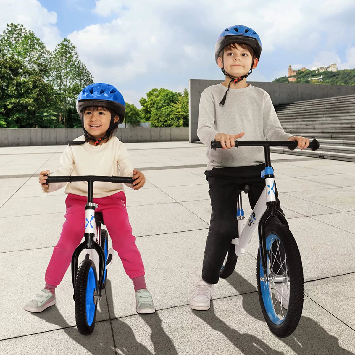 Aluminum Lightweight 12” No-Pedal Toddler Balance Bike Y6992