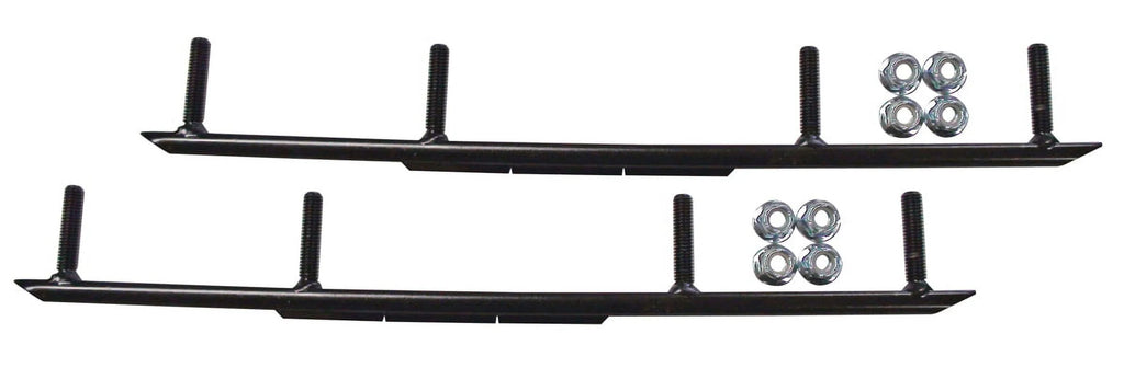 Red Razor Snowmobile Skis with 6" Round Bars Complete Kit G58415