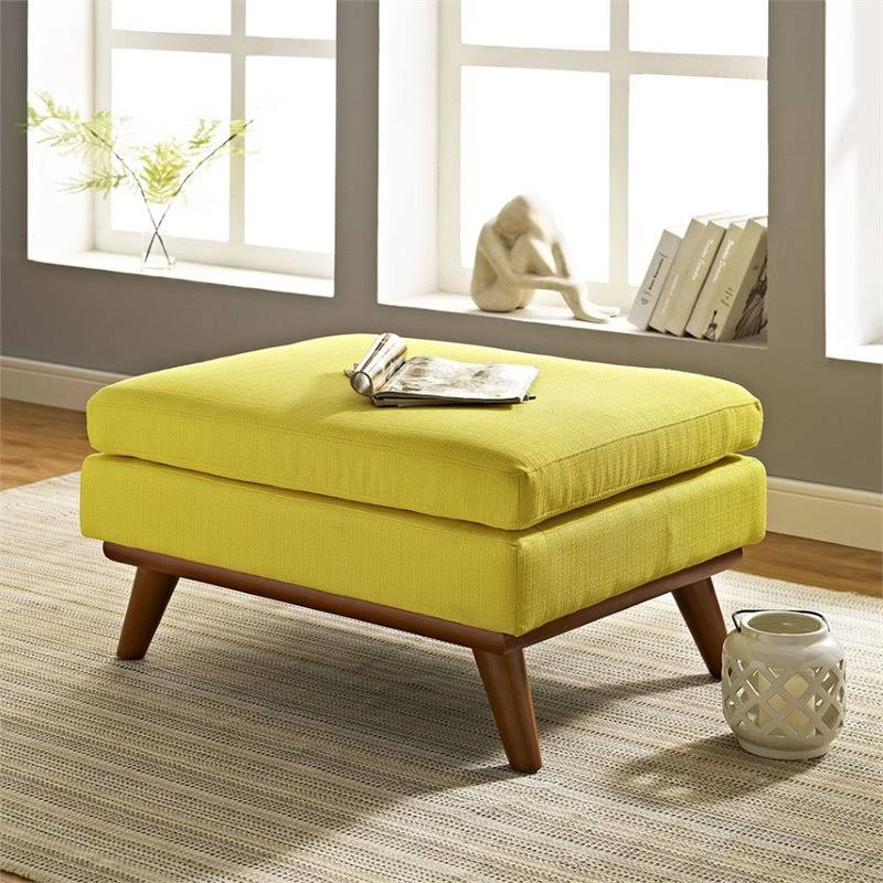 Fabric Ottoman in Sunny A2352