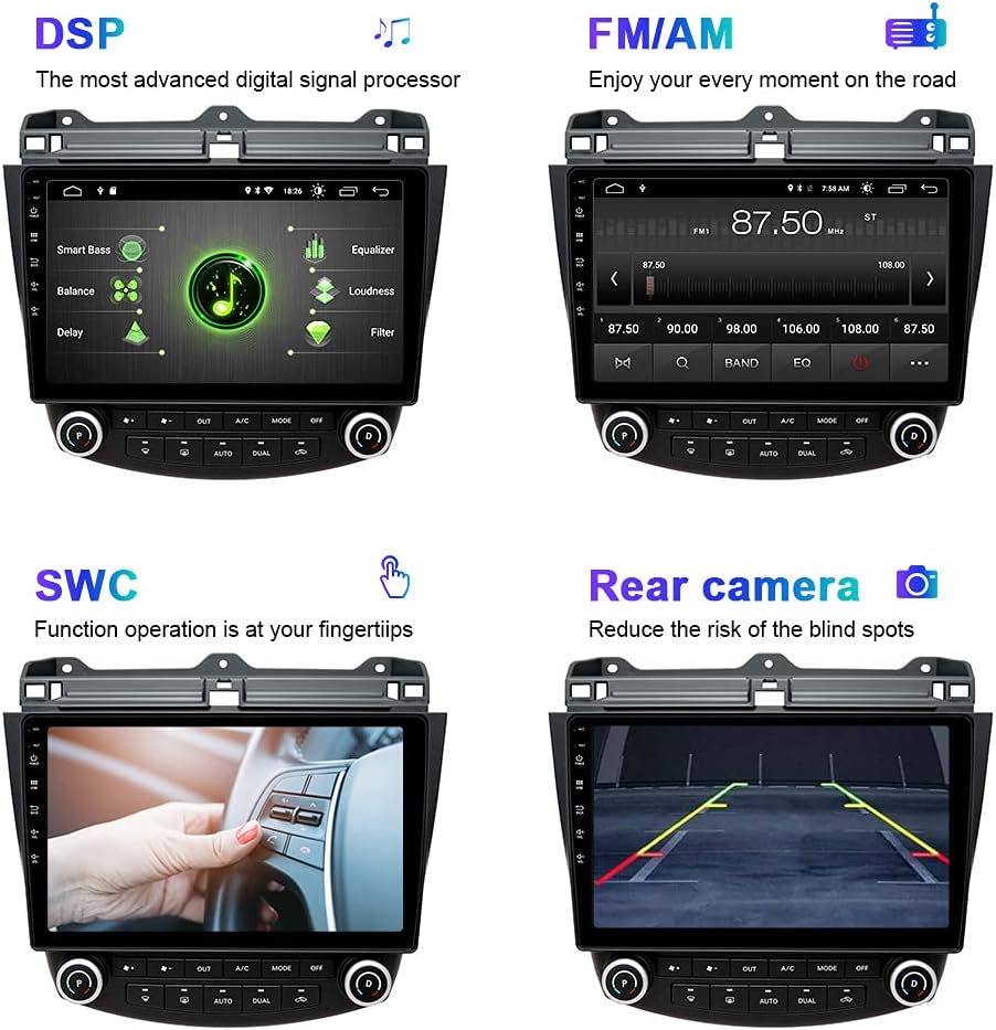 Android 10.0 Car Radio with 10.1 Inch IPS Touch Screen Head Unit X88271