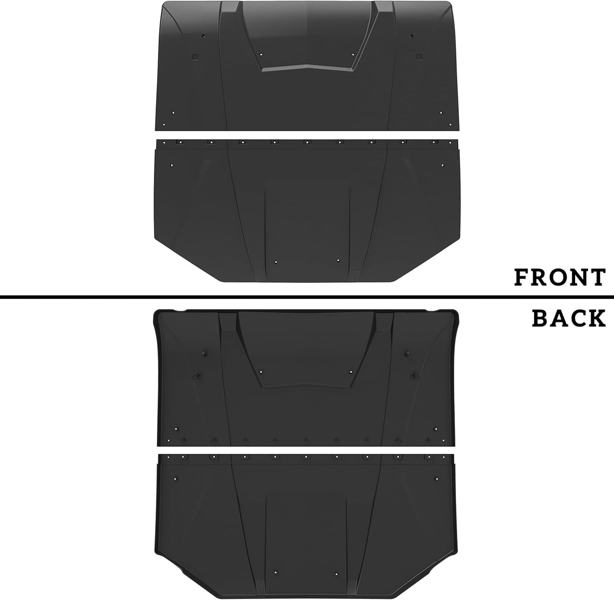 2-piece Combination Hard Roof Top Sun Visor Z65532