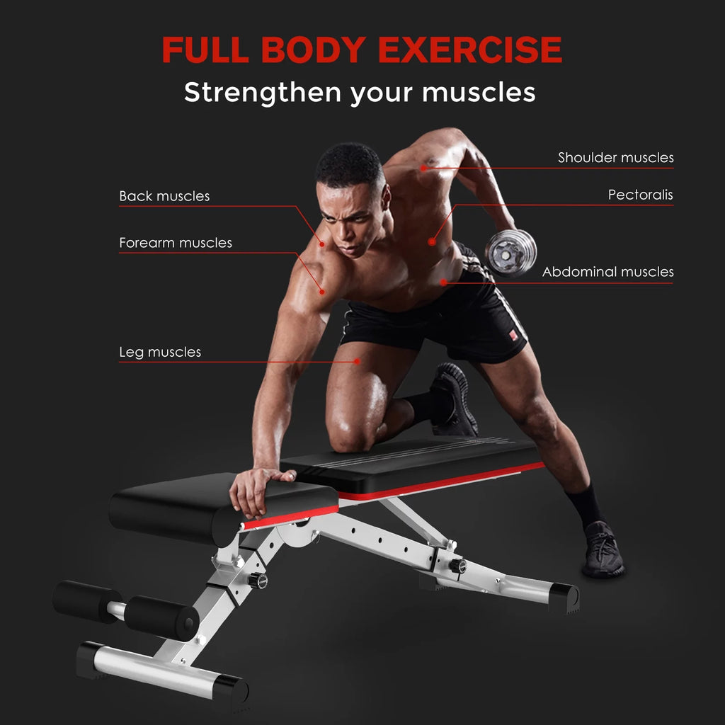 Weight Bench Folding Incline 660 lbs Capacity L14584