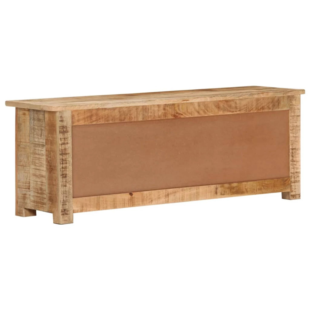 Rough Mango Wood TV Stand with 2 Drawers D112