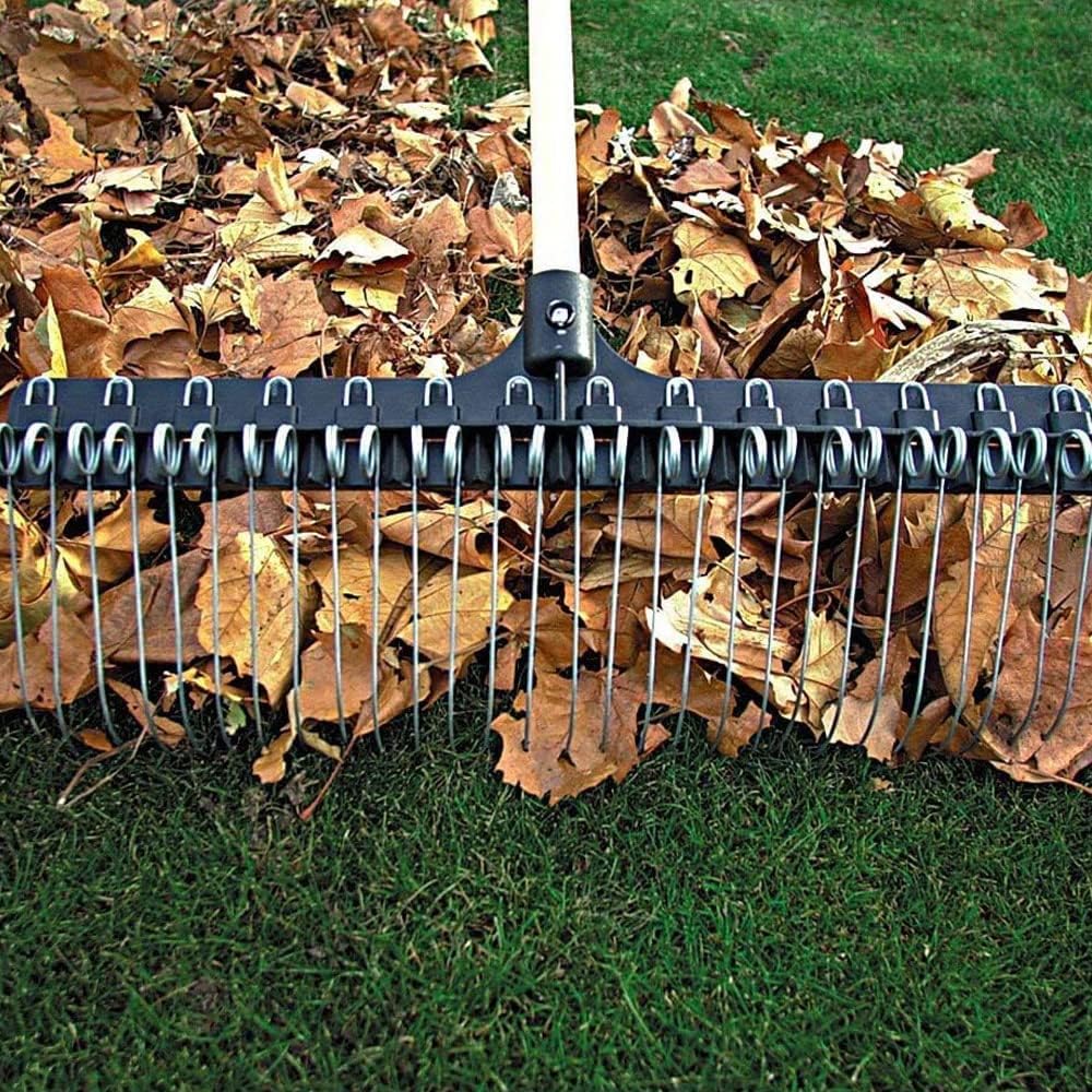 55” Lightweight Fiberglass Handle Rake with 21” Head Q719859