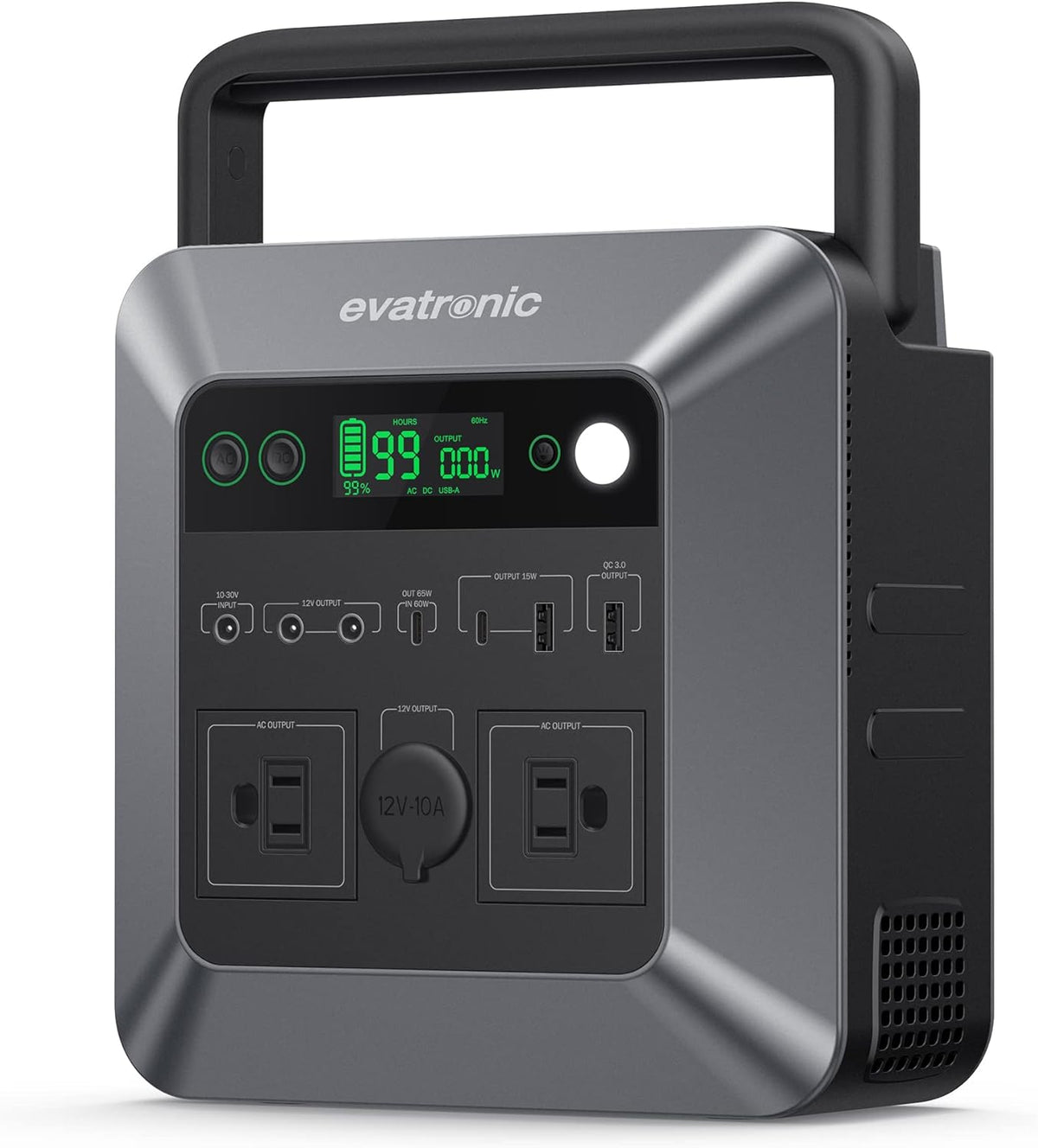 600W 712Wh Portable Power Station with 110V AC Outlets N237652
