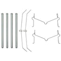 Front Disc Brake Caliper Hardware Kit with Springs and Pins V108741
