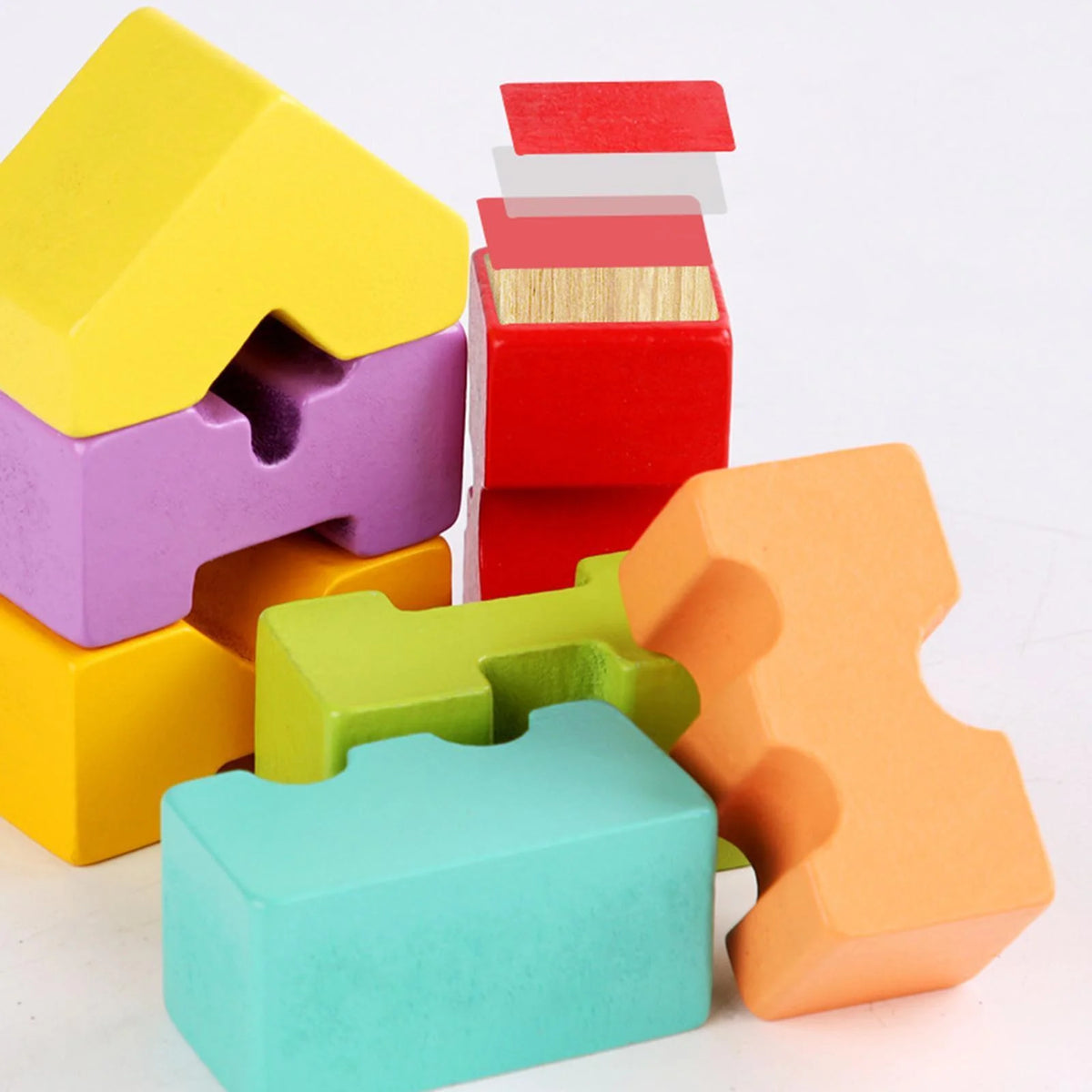 Rainbow Stacker Stacking Game Construction Toys M3779