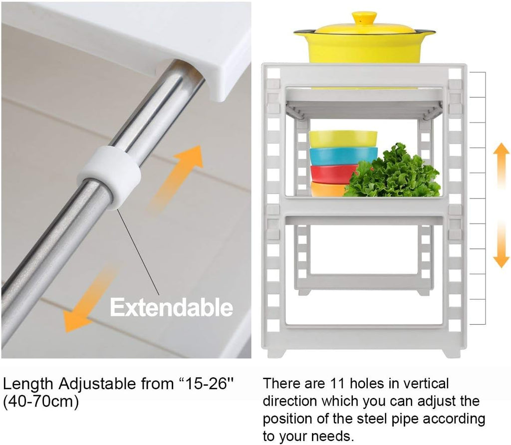 Expandable 2 Tier Under Sink Organizer A692