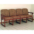 Mahogany Four Seat Sofa C98566