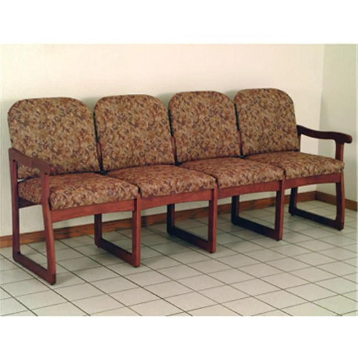 Mahogany Four Seat Sofa C98566