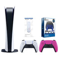 Playstation 5 Digital Edition Console with Pink Controller and 11-Piece Accessory Bundle E282