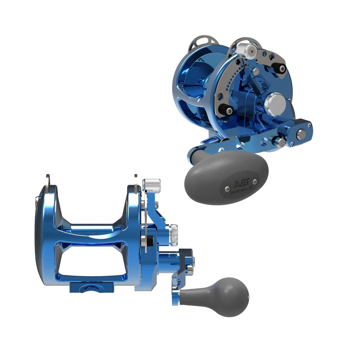 Blue Two-Speed Lever Drag Casting Reels E4178