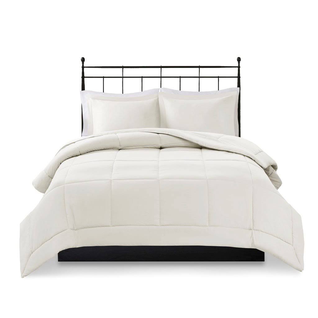 Blue King/Cal King Down Alternative Comforter Mini Set E200
