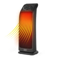Black Oscillating Ceramic Tower Space Heater L643545